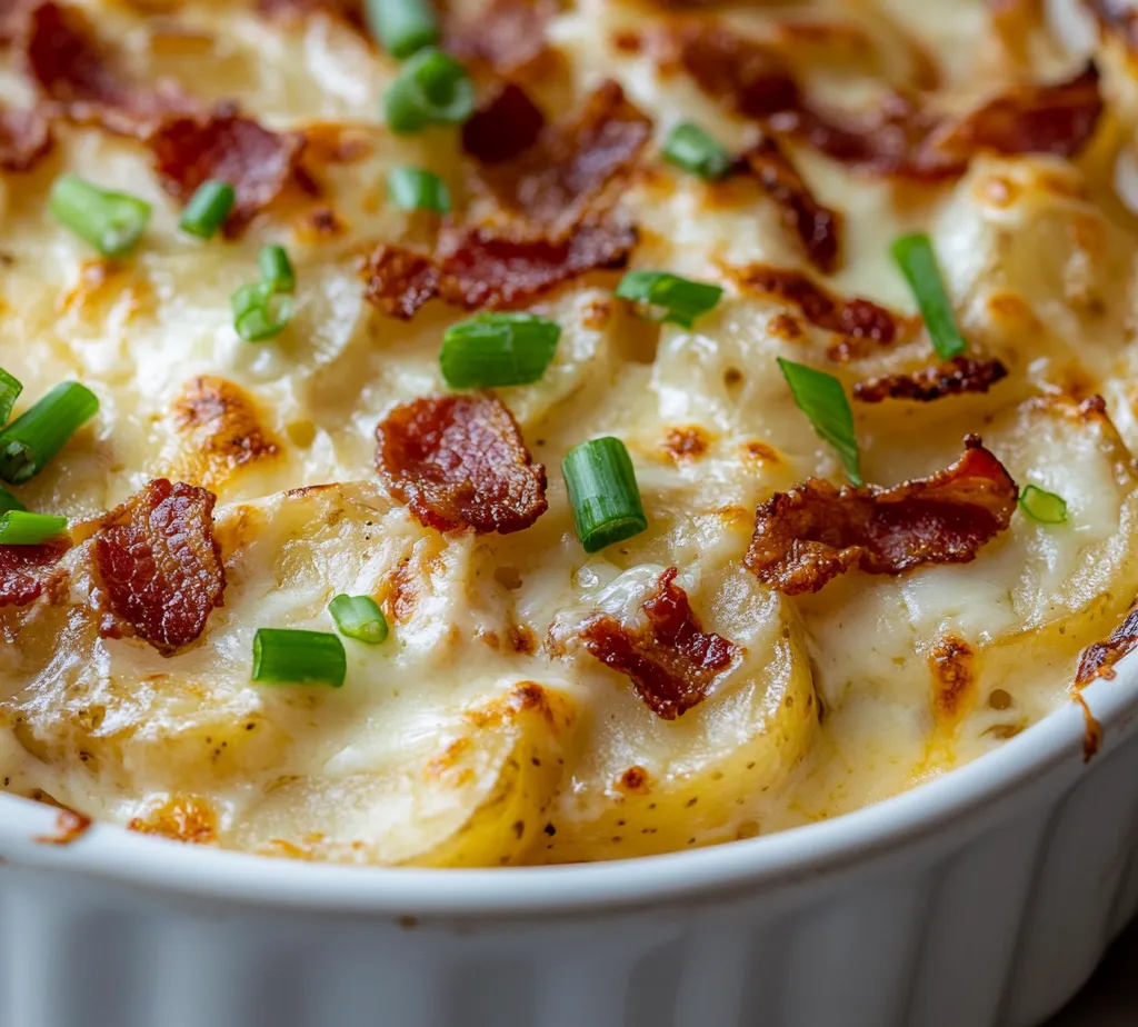 Cheesy loaded scalloped potatoes are a beloved comfort food that seldom fails to impress. This dish, characterized by its rich creamy layers and melty cheeses, has become a quintessential choice for family gatherings, potlucks, and special occasions. The appeal of scalloped potatoes lies in their delightful blend of flavors and textures, offering a hearty side that complements a wide variety of main courses.
