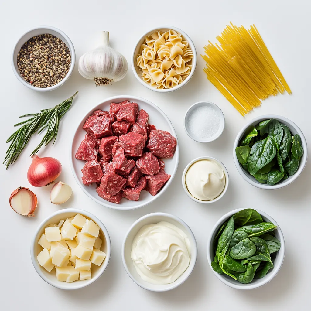 Understanding the timeless appeal of comfort food is essential in today’s fast-paced world. Slow Cooker Creamy Garlic Beef Pasta offers a unique blend of rich flavors and textures, perfect for a comforting meal that feeds the soul. This dish is designed for those who appreciate tender meat enveloped in a creamy garlic sauce, accompanied by pasta and vibrant greens. Slow cooking not only allows the ingredients to meld beautifully but also ensures that the beef becomes melt-in-your-mouth tender. It's an ideal option for busy weeknights or when hosting a gathering, allowing for minimal hands-on time while delivering maximum flavor.