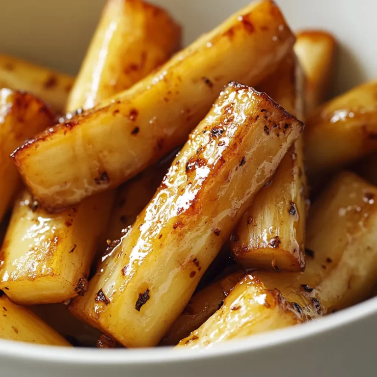 Exploring delightful side dishes can transform any meal, and honey-glazed parsnips stand out as a perfect complement to a variety of entrees. This dish is not only quick and easy to prepare but also brings a burst of flavor that elevates any dining experience. The natural sweetness of parsnips is wonderfully enhanced by the honey, making this recipe an irresistible addition to family dinners or festive gatherings.
