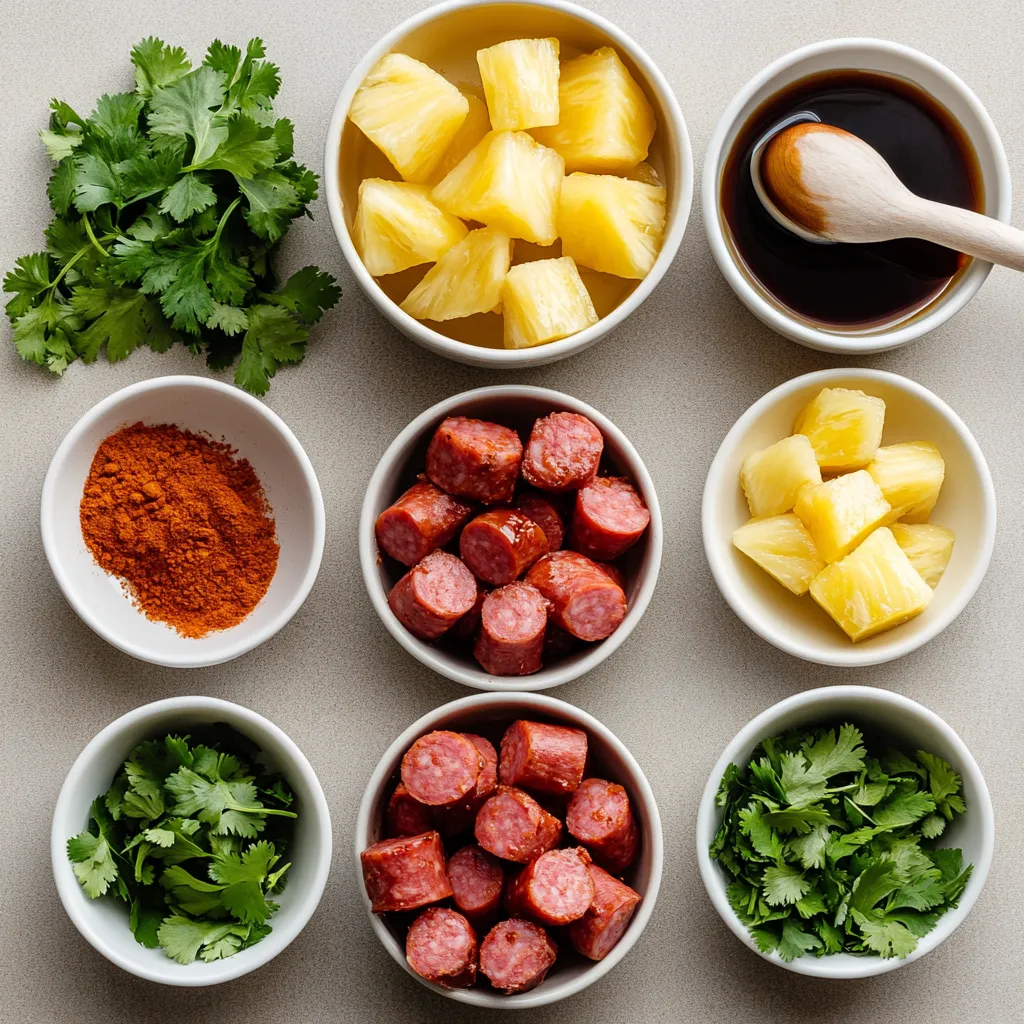 Pineapple Hasselback Kielbasa Bites present a delightful combination of smoky, sweet, and savory flavors that resonate with all palates. These vibrant bites, showcasing juicy kielbasa and caramelized pineapple, bring a fresh twist to traditional sausage dishes. The melding of savory kielbasa with the sweet notes of a fresh pineapple creates a unique gastronomic experience that is capable of impressing guests at any gathering or serving as a fun family meal.