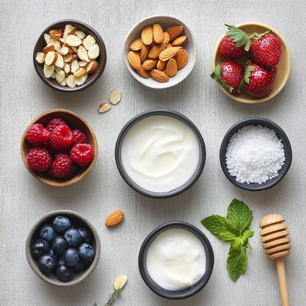 Exploring the delightful combination of flavors in Vanilla Berry Honey Almond Delight Yogurt, this recipe presents a luscious and healthy dessert option. With its creamy Greek yogurt base, the invigorating sweetness of honey, and the fresh burst of mixed berries, this treat is not only pleasing to the palate but also visually stunning. The harmonious blend of ingredients offers a unique culinary experience that’s perfect for various occasions. This dessert can be served at gatherings, family brunches, or as a refreshing finish to any meal, captivating everyone's taste buds and providing a wholesome indulgence.