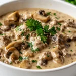 Exploring traditional Russian cuisine opens the door to delightful flavors and comforting dishes. One of the quintessential meals that represents the heart of this culinary tradition is Savory Ground Beef Stroganoff with Mushrooms. This dish combines succulent ground beef with rich and creamy sauce, making it perfect for family dinners or casual gatherings. The harmonious blend of ingredients results in a meal that not only serves the appetite but also warms the soul.