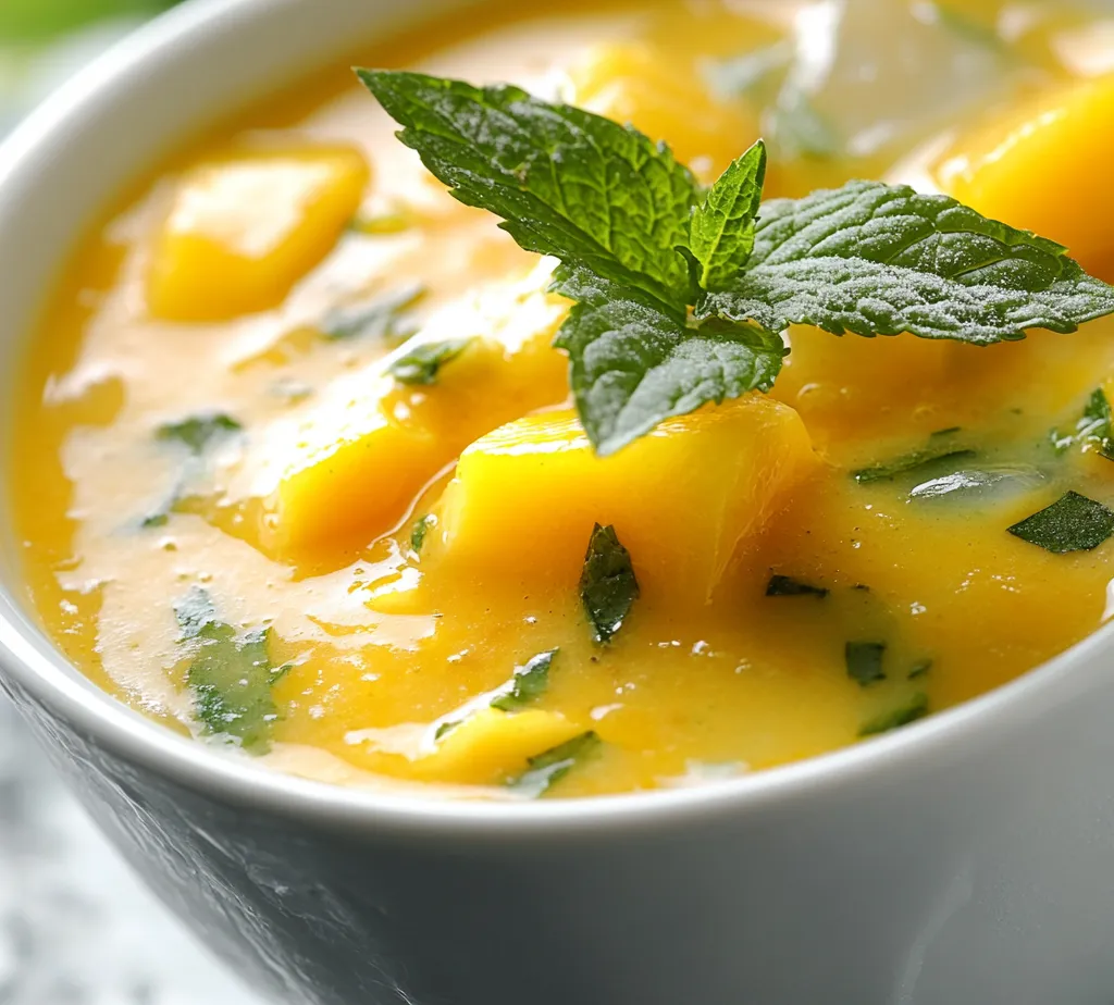 The Garden Leaf Mango Refresher is the epitome of a revitalizing beverage that invigorates the senses with its citrusy and tropical flavors. Combining the luscious sweetness of ripe mangoes with the fresh green vibrancy of spinach and mint, this drink offers an exceptional blend that delights both the palate and the body. As the temperature rises during the summer months, this refreshing drink becomes an ideal companion for picnics, barbecues, or any outdoor gatherings, ensuring everyone stays cool and hydrated.