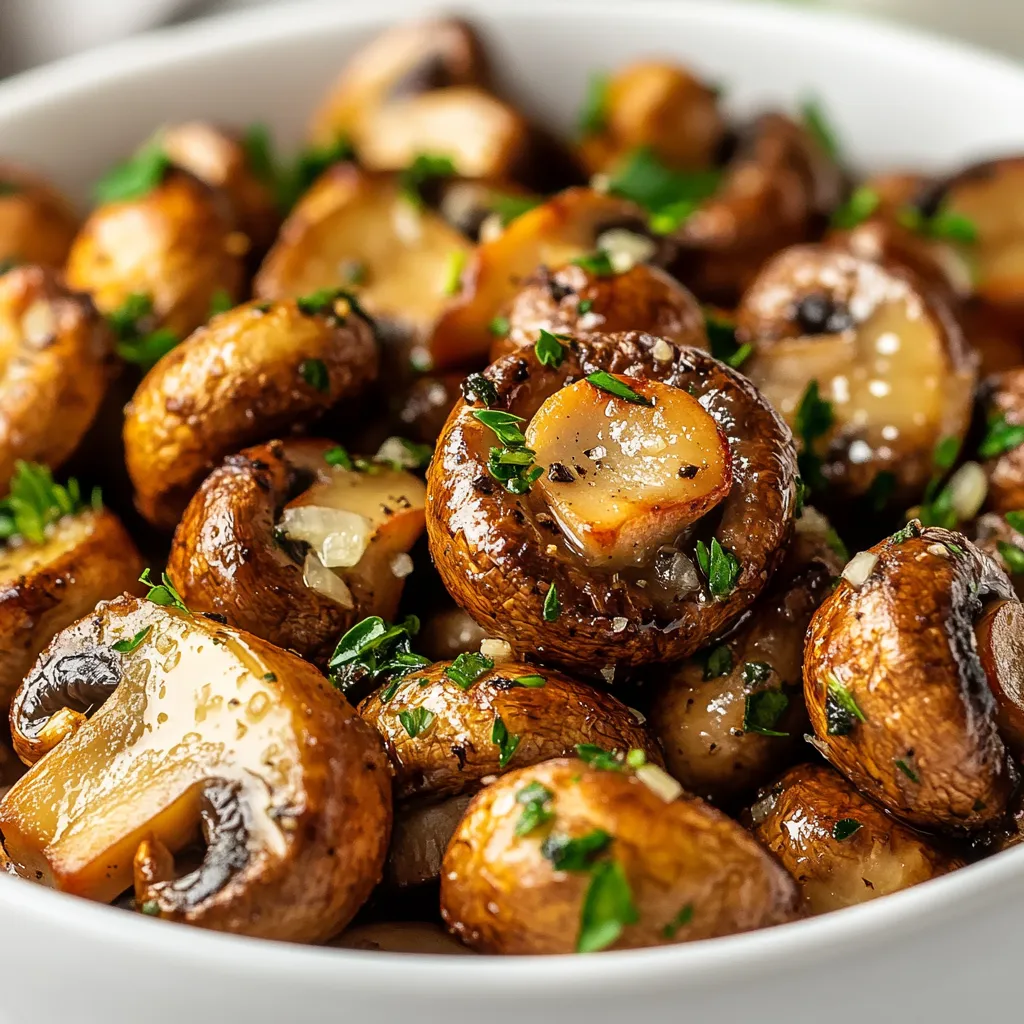 Exploring the delightful world of garlic roasted button mushrooms not only enhances your culinary repertoire but also brings forth a burst of flavor in every bite. This dish serves as an excellent side or topping, adding depth and aroma to any meal. Perfectly suited for gatherings or a cozy dinner at home, this recipe elevates humble mushrooms into a dish that captivates the senses.