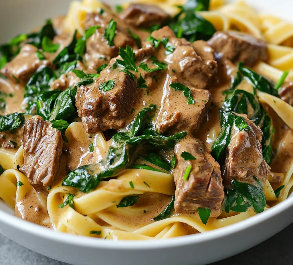 Understanding the timeless appeal of comfort food is essential in today’s fast-paced world. Slow Cooker Creamy Garlic Beef Pasta offers a unique blend of rich flavors and textures, perfect for a comforting meal that feeds the soul. This dish is designed for those who appreciate tender meat enveloped in a creamy garlic sauce, accompanied by pasta and vibrant greens. Slow cooking not only allows the ingredients to meld beautifully but also ensures that the beef becomes melt-in-your-mouth tender. It's an ideal option for busy weeknights or when hosting a gathering, allowing for minimal hands-on time while delivering maximum flavor.