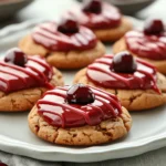 Almond Cherry Delight Cookies are a delightful treat that combines the nutty flavor of almond flour with the sweet and tartness of dried cherries. These cookies are not just a feast for the palate but a visual delight as well, particularly when topped with a luscious cherry glaze that adds a beautiful pop of color. The unique blend of textures — the slightly chewy cherries against the tender cookie base — creates a harmonious dessert that is both satisfying and indulgent.