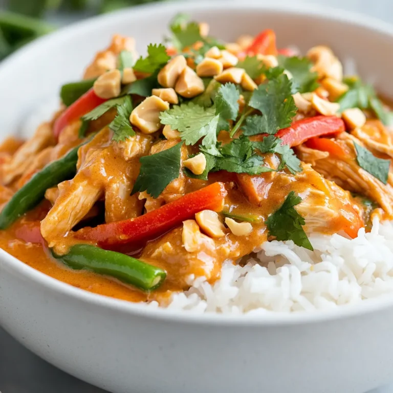 Crockpot recipes have garnered a special place in the hearts of home cooks due to their unparalleled convenience and ability to infuse rich flavors into dishes without demanding exhaustive kitchen time. This Crockpot Thai Peanut Chicken Delight exemplifies the charm of slow-cooked meals, allowing the ingredients to meld beautifully while you go about your day. It is a remarkable solution for busy families or anyone seeking a hearty meal with minimal effort.