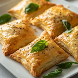 Herbed Cream Cheese Puff Pastry Bites are an exquisite appetizer that blend the flaky goodness of puff pastry with a rich and creamy filling. Perfect for gatherings, these bites deliver a burst of flavor with each mouthful. The combination of fresh herbs, creamy cheese, and a hint of garlic creates an irresistible taste that leaves a lasting impression on your guests. Whether you are hosting a casual get-together or a festive holiday party, these delightful pastries are sure to elevate your appetizer spread.