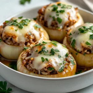 In the world of culinary creativity, fusion cuisine invites an exciting exploration of flavors and textures. The Savory Pork-Stuffed Kohlrabi Delight is a remarkable dish that illustrates this concept beautifully. This recipe combines the earthy flavors of kohlrabi with a hearty and savory stuffing of ground pork, rice, and cheese, bringing together various culinary influences. Perfect for any occasion, this dish captivates the senses with its vibrant colors and rich flavors, making it an ideal choice for your next family dinner or gathering.