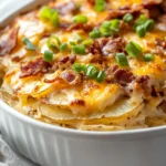 Cheesy loaded scalloped potatoes are a beloved comfort food that seldom fails to impress. This dish, characterized by its rich creamy layers and melty cheeses, has become a quintessential choice for family gatherings, potlucks, and special occasions. The appeal of scalloped potatoes lies in their delightful blend of flavors and textures, offering a hearty side that complements a wide variety of main courses.