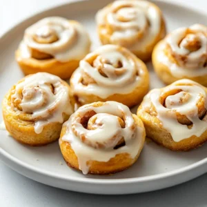 Delve into the world of homemade breakfast and dessert delights with these delightful mini cinnamon rolls. Ideal for those who enjoy the comforting aroma of cinnamon and the sweetness of a classic pastry, these mini rolls are quick and easy to prepare. Whether you're looking for a savory start to your day or a delightful treat to accompany your afternoon coffee, this recipe is perfect for all occasions.