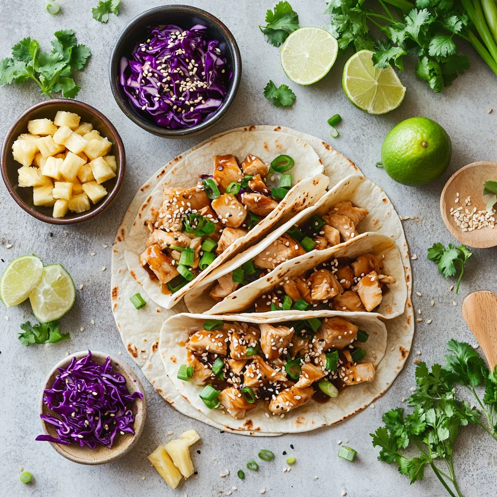 There’s something undeniably appealing about the fusion of different cuisines, and Chicken Teriyaki Tacos exemplify this culinary mashup perfectly. This delightful dish marries the savory, slightly sweet flavor of classic teriyaki chicken with the fresh, satisfying elements typically found in a taco. The result is a dish that not only tantalizes the taste buds but also pleases the eye, making it an ideal choice for both casual weeknight dinners and festive gatherings.