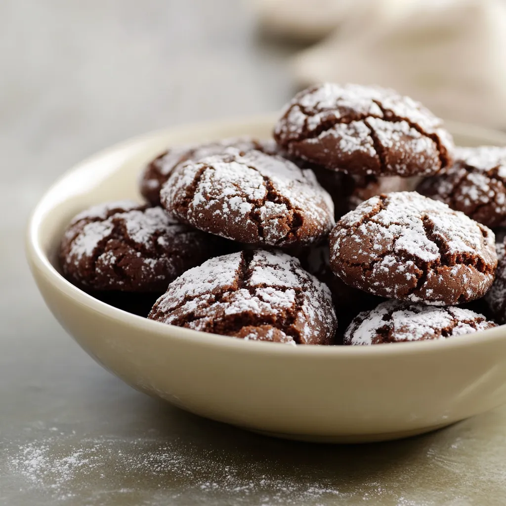 Exploring the perfect blend of chocolate and peppermint, this recipe for Chocolate Peppermint Crinkle Cookies captures the spirit of the holiday season. These delightful cookies are not only packed with rich chocolate flavor but also infused with refreshing peppermint, making them a favorite treat during festive times. The crinkle effect delivers a visually appealing contrast against the classic snowy powdered sugar coating, making these cookies an eye-catching addition to any holiday spread.