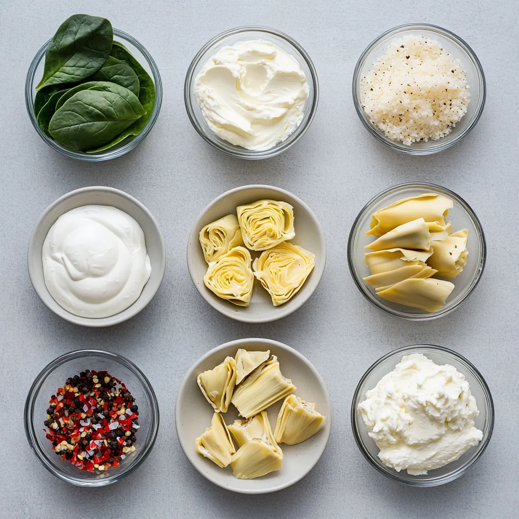 The creamy blend of flavors in this dip brings together the freshness of spinach and the rich savoriness of artichokes, making it a crowd-pleaser for any gathering. The Creamy Spinach and Artichoke Delight is a sumptuous appetizer that elevates any occasion, from casual family dinners to festive parties. Its rich, cheesy base combined with the wholesome goodness of vegetables creates a thrilling tactile and taste experience that guests are sure to love.