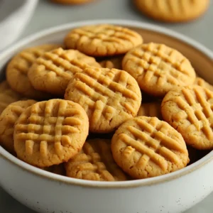 Understanding the charm of Grandma's Delightful Peanut Butter Cookies, these soft and chewy treats bring warmth and nostalgia with every bite. The classic combination of creamy peanut butter and the rich sweetness of brown sugar creates a comforting flavor that envelopes your taste buds. Each cookie is a testament to simple yet exquisite homemade baking—a delightful way to indulge in a favorite childhood snack. Whether you’re baking for a family gathering, preparing snacks for a school lunch, or just treating yourself on a cozy afternoon, these cookies are sure to hit the spot.