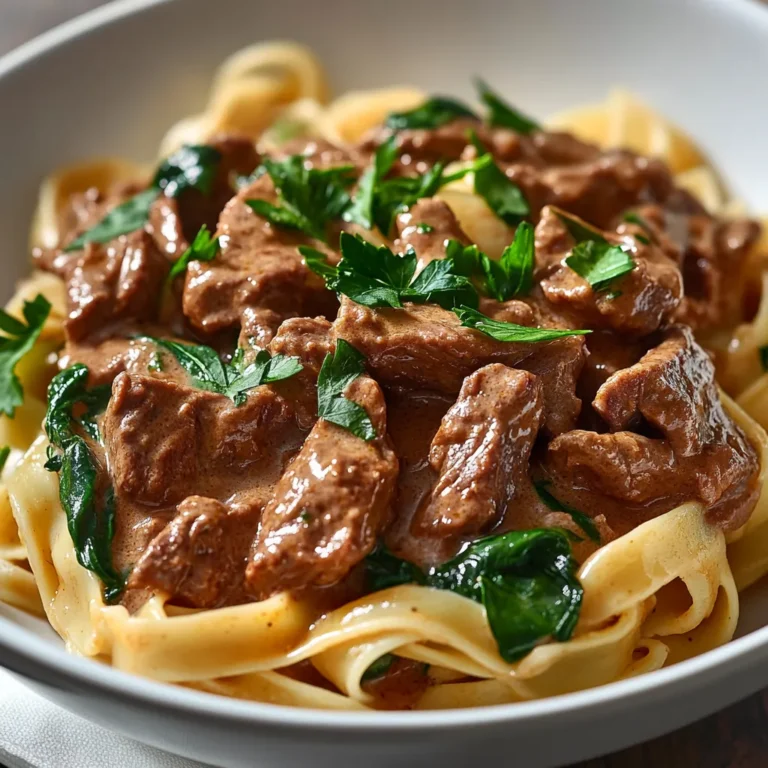 Understanding the timeless appeal of comfort food is essential in today’s fast-paced world. Slow Cooker Creamy Garlic Beef Pasta offers a unique blend of rich flavors and textures, perfect for a comforting meal that feeds the soul. This dish is designed for those who appreciate tender meat enveloped in a creamy garlic sauce, accompanied by pasta and vibrant greens. Slow cooking not only allows the ingredients to meld beautifully but also ensures that the beef becomes melt-in-your-mouth tender. It's an ideal option for busy weeknights or when hosting a gathering, allowing for minimal hands-on time while delivering maximum flavor.