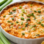 Buffalo Chicken Dip has become a beloved staple in American cuisine, especially known for its savory and rich flavors. This delicious concoction combines the irresistible tastes of spicy buffalo wing sauce, creamy cheese, and tender chicken, resulting in a dip that is sure to please any crowd. It effortlessly bridges the gap between comfort food and party favorite, making it an exceptional choice for gatherings, particularly during game days when excitement is high and friends come together to cheer for their favorite teams.