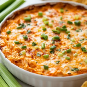 Buffalo Chicken Dip has become a beloved staple in American cuisine, especially known for its savory and rich flavors. This delicious concoction combines the irresistible tastes of spicy buffalo wing sauce, creamy cheese, and tender chicken, resulting in a dip that is sure to please any crowd. It effortlessly bridges the gap between comfort food and party favorite, making it an exceptional choice for gatherings, particularly during game days when excitement is high and friends come together to cheer for their favorite teams.