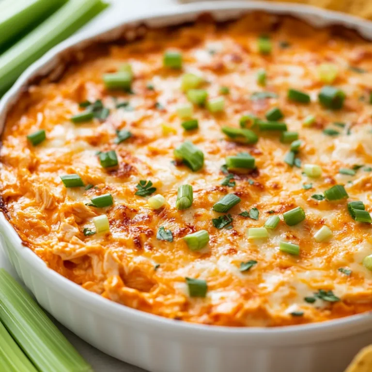 Buffalo Chicken Dip has become a beloved staple in American cuisine, especially known for its savory and rich flavors. This delicious concoction combines the irresistible tastes of spicy buffalo wing sauce, creamy cheese, and tender chicken, resulting in a dip that is sure to please any crowd. It effortlessly bridges the gap between comfort food and party favorite, making it an exceptional choice for gatherings, particularly during game days when excitement is high and friends come together to cheer for their favorite teams.