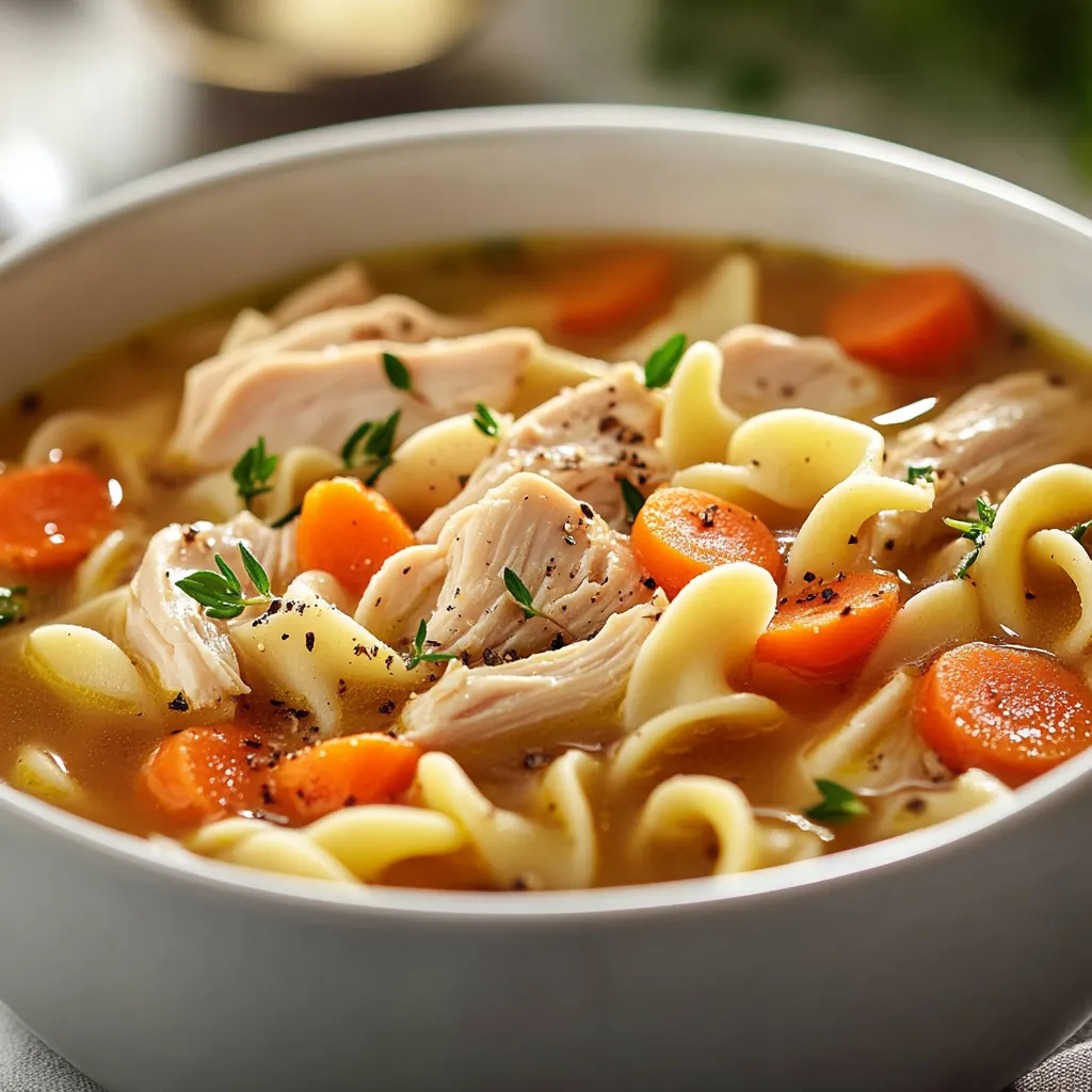 As the seasons change and the air becomes crisper, there's nothing more comforting than a warm bowl of soup. Especially one you can prepare with minimal effort! Hearty Slow Cooker Chicken Noodle Soup is an easy, satisfying dish that fills your home with inviting aromas as it slowly cooks to perfection. Perfect for family gatherings on chilly nights or cozy Saturdays spent curled up with a book, this soup delivers both warmth and nutrition.