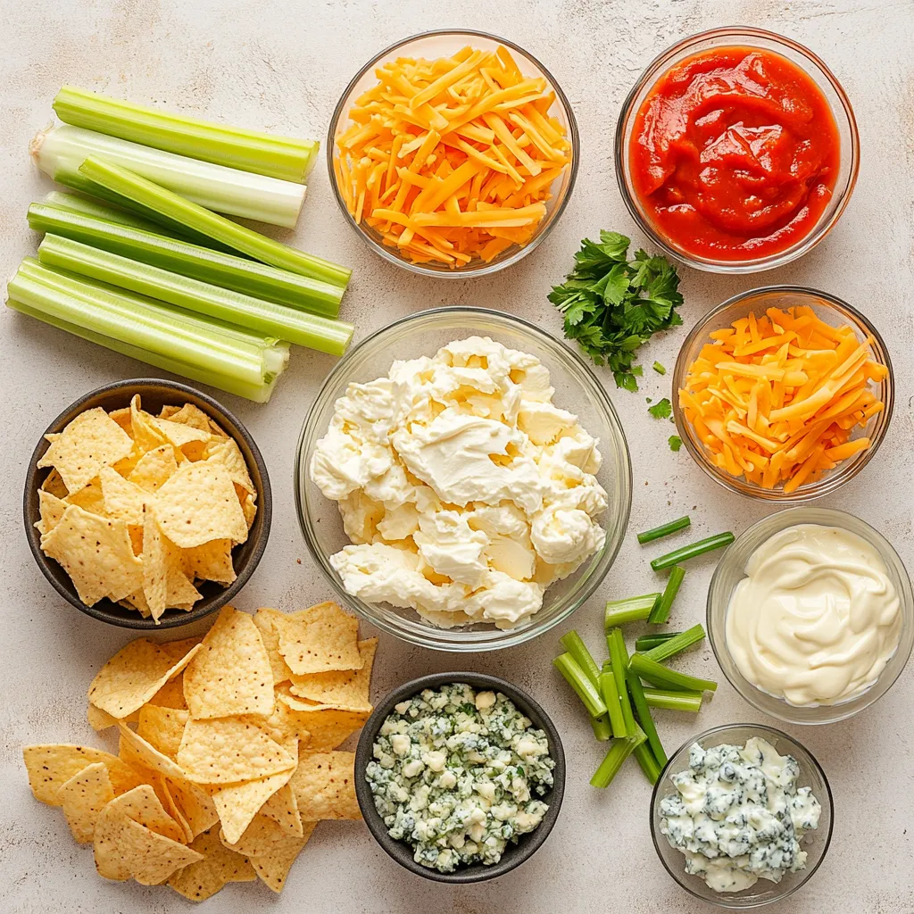 Buffalo Chicken Dip has become a beloved staple in American cuisine, especially known for its savory and rich flavors. This delicious concoction combines the irresistible tastes of spicy buffalo wing sauce, creamy cheese, and tender chicken, resulting in a dip that is sure to please any crowd. It effortlessly bridges the gap between comfort food and party favorite, making it an exceptional choice for gatherings, particularly during game days when excitement is high and friends come together to cheer for their favorite teams.