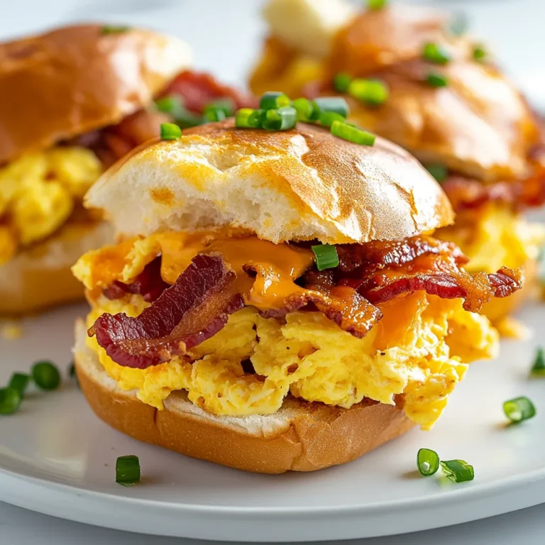 Exploring the realm of breakfast options can often reveal creative and satisfying dishes that awaken the palate. Savory Breakfast Sliders, featuring a delightful combination of bacon, egg, and cheese, encapsulate the essence of a hearty morning meal. These bite-sized sandwiches make for a perfect addition to brunch gatherings or casual family breakfasts. Whether you’re looking to feed a crowd or enjoy a cozy morning at home, these sliders hit the mark every time.