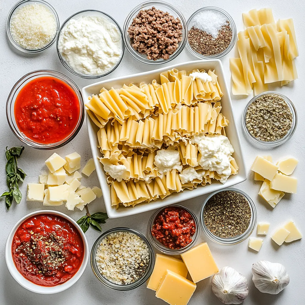 Indulging in a homemade pasta dish can transport anyone straight to Italy, with its vibrant flavors and comforting textures. This Cheesy Delight Lasagna offers an uncomplicated yet deeply satisfying culinary experience, perfect for family dinners or gatherings. Picture layers of soft noodles intertwined with rich marinara sauce, savory beef, and creamy cheeses, all culminating in a dish that embraces the essence of comfort food. For anyone curious to dive into the world of lasagna-making, this recipe provides a straightforward method to create an inviting dish that will yield delicious results.