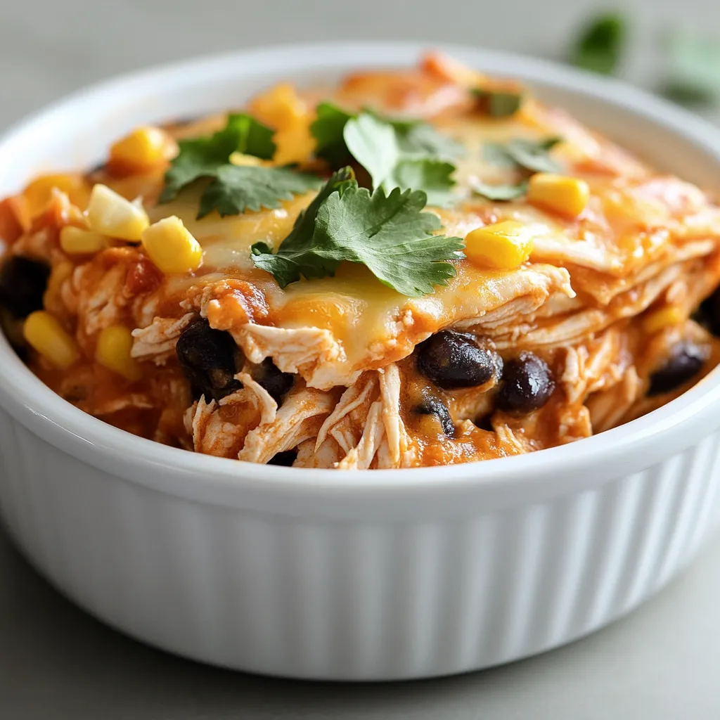 The joy of coming home to a warm, hearty meal after a long day is something we all cherish. With the effortless Crockpot Chicken Enchilada Casserole, you can achieve just that. This recipe is designed to bring the vibrant flavors of Mexican cuisine straight to your dinner table with minimal effort. Perfect for busy weeknights or gatherings, this dish allows you to spend more time with your loved ones while still serving up a crowd-pleasing meal.