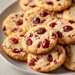 Cranberry Orange Delight Cookies bring a delightful fusion of flavors, creating a delicious treat that is both refreshing and indulgent. The combination of sweet-tart cranberries balanced with the citrusy zing of freshly grated orange zest not only tantalizes the taste buds but also fills the kitchen with an irresistible aroma. These cookies are perfect for a variety of occasions, whether you are celebrating a holiday, hosting a gathering, or simply want to enjoy a sweet snack at home.