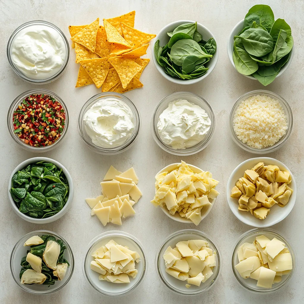 The delightful combination of creamy textures and rich flavors makes spinach artichoke dip a favorite appetizer at gatherings. Whether it's game day, a festive party, or a casual get-together, this dish stands as a crowd-pleaser, beckoning guests to indulge. With a perfect blend of fresh spinach, artichoke hearts, and cheesy goodness, this dip is not only irresistible but also relatively guilt-free at approximately 250 calories per serving.