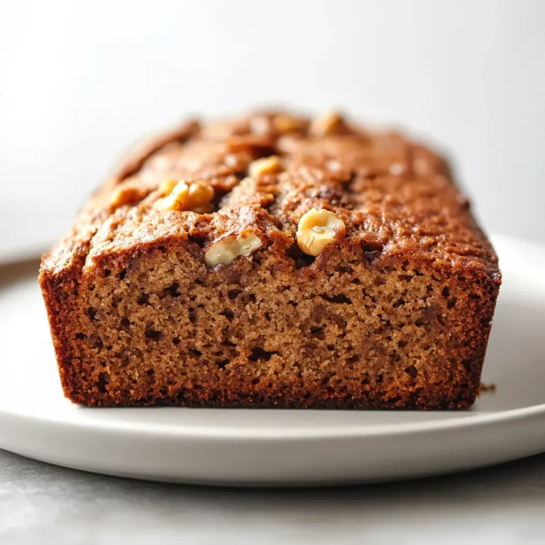 Banana Bliss Bread is a deliciously moist and flavorful recipe that perfectly combines the sweetness of ripe bananas with the comforting aroma of freshly baked bread. This versatile dish can serve as a delightful breakfast option or a sweet dessert treat, making it a favorite among families and friends. The exquisite taste, complemented by the richness of butter and a hint of vanilla, creates a delightful experience that tantalizes the taste buds with every bite.