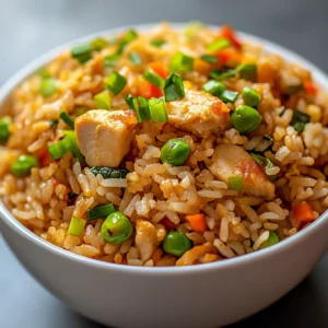 Exploring the delightful fusion of flavors in Asian cuisine, the High-Protein Crispy Garlic Chicken Fried Rice recipe offers a wholesome and satisfying meal perfect for dinner. This dish elevates a classic comfort food by incorporating high-protein chicken and nutritious brown rice, making it not only delicious but also nourishing. The combo of savory chicken, vegetables, and a hint of garlic creates an aromatic experience that is sure to please any palate. With its rich textures and flavors, this crispy fried rice is not merely an option for dinner but rather a celebration of taste and nutritional balance.