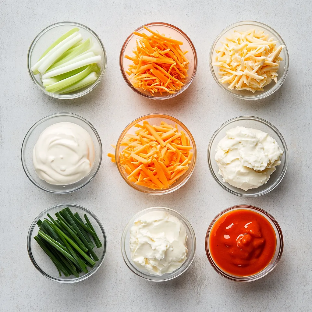 In the world of appetizers, few dishes can rival the irresistible appeal of a hearty dip. The Spicy Buffalo Chicken Delight Dip is a perfect blend of creamy, spicy, and cheesy goodness that is sure to tantalize taste buds and elevate any gathering. Whether you're hosting a game day party, a casual get-together, or a family dinner, this dip is designed to impress and satisfy your guests. Its delicious combination of flavors resembles classic buffalo wings, served in a form that is perfect for sharing.