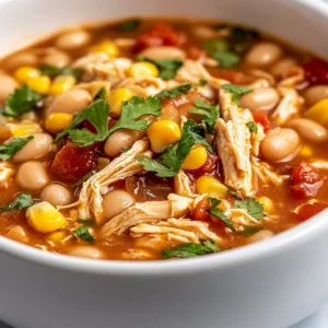 Understanding the charm of slow-cooked meals, the Crockpot White Bean Chicken Chili embodies warmth and comfort perfect for any gathering or family dinner. This American main course is effortlessly simple to prepare and yields savory flavors that meld beautifully over hours of cooking, making it an excellent addition to your weeknight meal rotation. As autumn sets in or as the chill of winter approaches, nothing quite warms the soul like a nourishing bowl of chili, and this recipe allows you to come home to a fully cooked, aromatic dish that is as satisfying as it is healthy.
