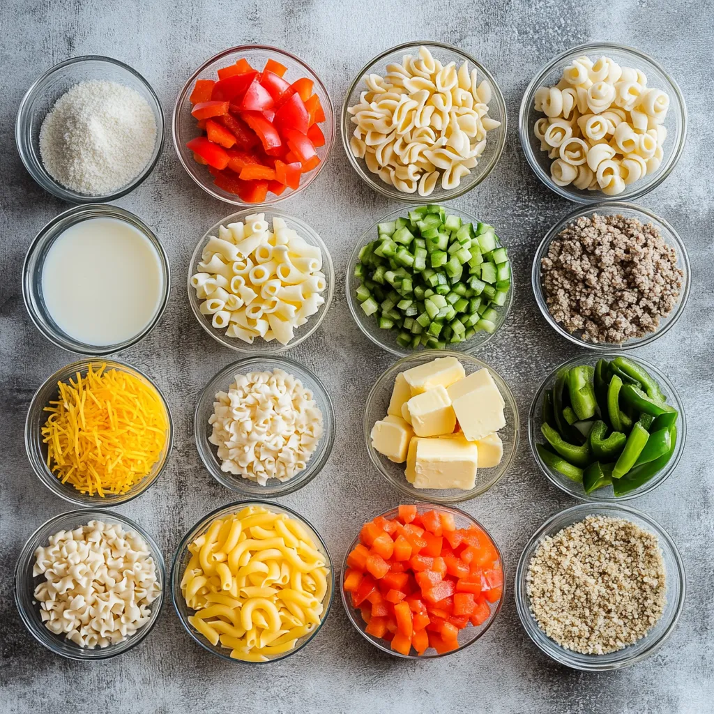 Exploring the classic comfort food, mac and cheese, often brings to mind creamy, cheesy goodness. This beloved dish holds a special place in the hearts of many, celebrated for its simplicity and rich flavors. In this recipe, we delve into a delightful twist on the traditional macaroni and cheese, enhancing the profile with savory Italian sausage and the vibrant freshness of diced bell peppers. This combination not only brings a burst of color to the plate but also infuses the dish with layers of flavor that elevate it beyond its classic roots.