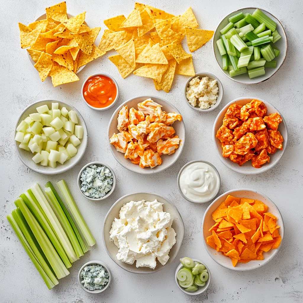 Understanding the allure of Game Day foods, this Zesty Buffalo Chicken Dip stands out as a fan favorite. As gatherings become more vibrant and spirited, the need for tasty appetizers rises, and this dip perfectly caters to that craving. The creamy, spicy concoction is a delightful mix that not only intrigues the palate but also fosters an atmosphere of shared enjoyment among friends and family. Whether you are hosting a major game day party or just looking for a special dish to accompany your casual snacking, this dip is designed to elevate your appetizer game.