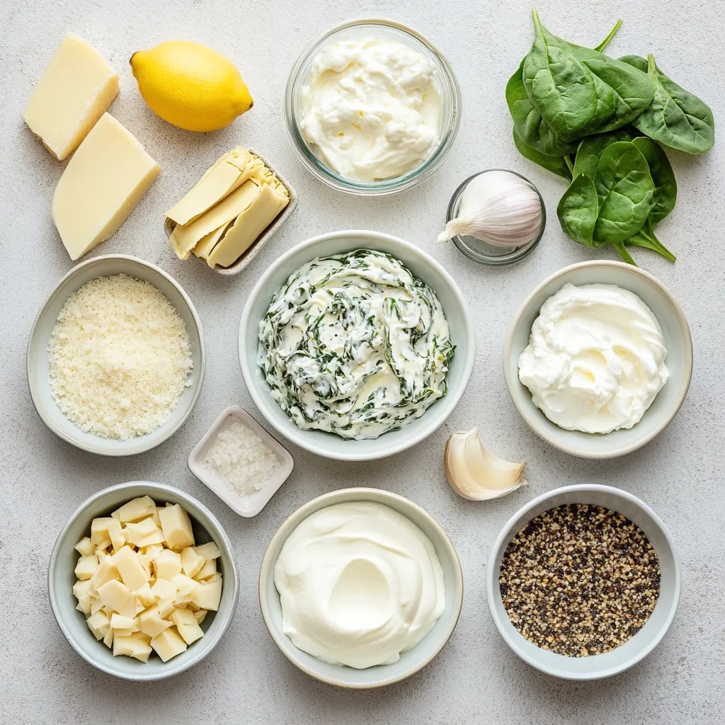 Dive into the world of appetizers with a crowd-pleasing treat that never fails to impress: Creamy Spinach and Artichoke Delight Dip. This rich and flavorful dip combines the goodness of spinach and artichokes with creamy ingredients, making it a nutritious choice for any occasion. Perfect as a starter or a party snack, this dip is not only simple to make but offers a deliciously satisfying experience.