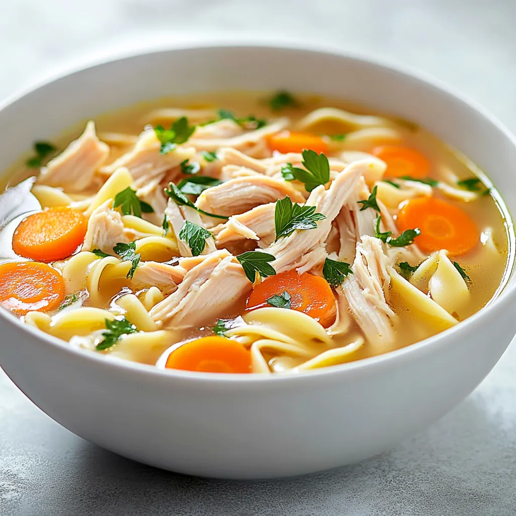 In the hustle and bustle of everyday life, comfort food is a welcome embrace. There’s nothing quite like a steaming bowl of hearty chicken noodle soup to warm you from the inside out. This classic American dish combines tender chicken, nutritious vegetables, and satisfying noodles, making it a go-to for cold days or when you need a pick-me-up. The delightful aroma that fills your kitchen as this soup simmers is hard to resist, promising a delightful meal that’s both comforting and nourishing.