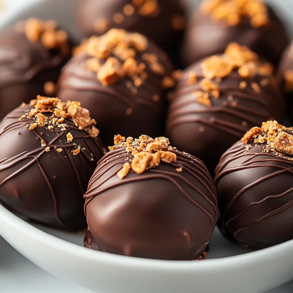 Introducing Butterfinger Bliss Bites, an indulgent treat combining the irresistible flavors of smooth peanut butter, crunchy Butterfinger candy, and rich chocolate. These bite-sized confections offer a delightful blend of sweet and salty, perfect for satisfying your sweet tooth or impressing guests at gatherings. With an easy preparation method and minimal ingredients, they are a fantastic addition to any dessert table.