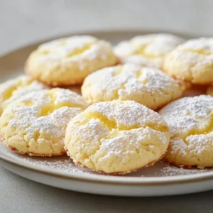 The joy of baking something sweet and tangy often brings a refreshing twist to traditional desserts. Lemon Delight Gooey Cookies encapsulate this joy, combining a zesty lemon flavor with a gooey texture that melts in your mouth. These cookies, adorned with a sugary coating, strike a delightful balance between sweetness and acidity, making them an irresistible treat for lemon lovers. Whether you’re preparing for a special occasion, looking to impress guests, or simply indulging in a delicious homemade dessert, these cookies are sure to bring a burst of sunshine to your day.