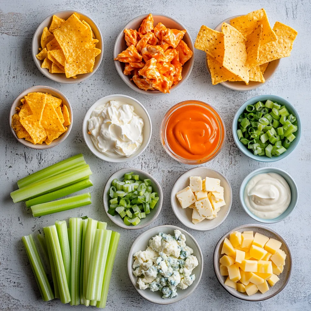 Buffalo Chicken Dip Delight is an irresistibly creamy and spicy appetizer that is known to steal the show at any gathering. With its rich combination of tender shredded chicken, creamy cheeses, and the bold zest of buffalo wing sauce, this dip delivers a kick that tantalizes the palate. Whether you're gearing up for a big game, hosting a casual get-together, or just wanting to indulge in a flavorful snack, this dip is your go-to choice.