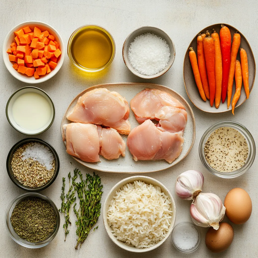 The combination of chicken and rice has long been a comforting staple in numerous cuisines across the globe, but this One-Pan Chicken and Rice Delight offers a uniquely American twist. With its tender chicken thighs, perfectly cooked rice, and vibrant mixed vegetables, this dish is sure to please the entire family. Whether you’re looking for a quick weeknight meal or a satisfying dish to impress your guests, this recipe brings together simplicity and flavor in a single skillet.