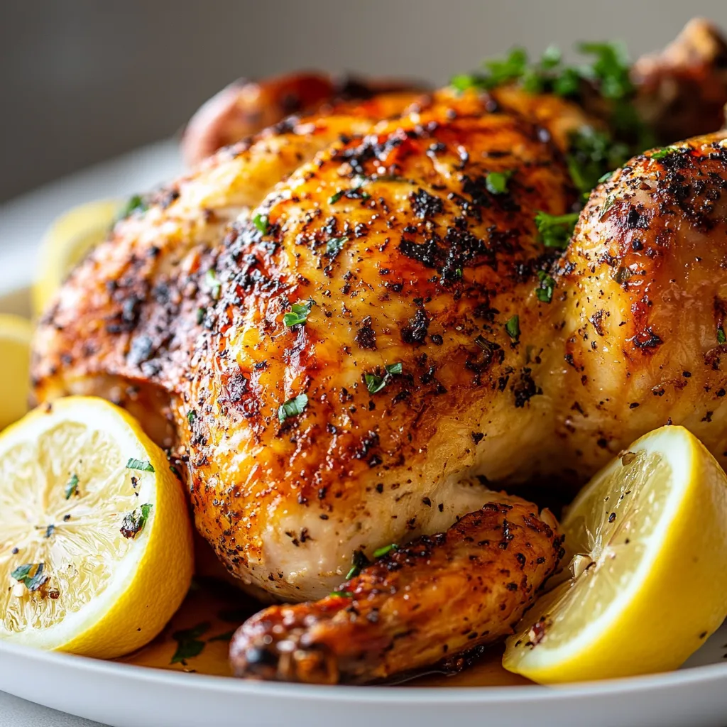 The allure of a perfectly cooked rotisserie chicken is undeniable, especially when prepared in the comfort of your own kitchen. This Air Fryer Rotisserie Chicken recipe delivers that coveted crispy skin and juicy meat, all while being easier and quicker than traditional roasting methods. By utilizing the unique capabilities of the air fryer, this dish is not only delicious but also a healthier choice with less oil, making it a standout main course for any occasion.