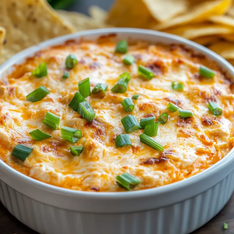 Buffalo Chicken Dip is a delightful blend of flavors that elevates any gathering or casual get-together. This dish seamlessly marries the classic taste of buffalo chicken wings with the creamy texture of cheese and ranch dressing. It’s a crowd favorite, especially at parties, game days, or potlucks, where its irresistible appeal never fails to make an impression. Whether you’re hosting friends for a weekend game or simply indulging in a cozy night at home, this easy and cheesy dip is sure to be a hit.