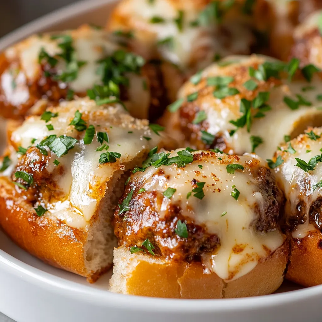 An enticing appetizer that effortlessly combines comfort and flavor, Garlic Parmesan Pull-Apart Meatball Sliders are a delightful addition to any gathering or casual dinner. These sliders offer a perfect balance of savory meatballs, gooey cheese, and aromatic garlic butter, all nestled within soft slider rolls. As you prepare these scrumptious bites, you’ll notice how every layer melds together to create a dish that is not only appealing to the eyes but utterly irresistible to the palate.