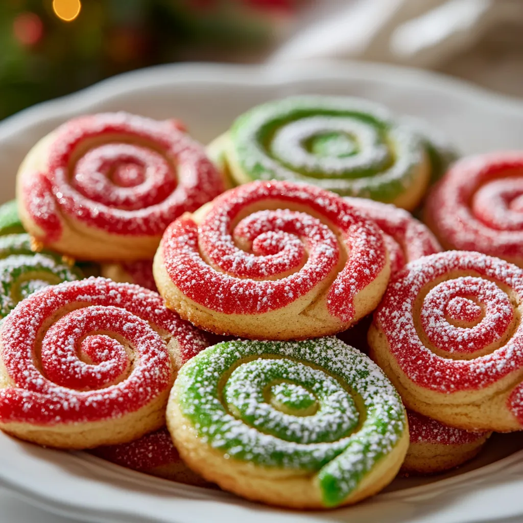Christmas is a time for celebration, gathering around with family and friends, and indulging in delightful treats. One of the most festive and visually appealing desserts to grace your holiday table is the colorful and delicious Festive Christmas Pinwheel Cookies. With their vibrant red and green swirls, these cookies are a perfect representation of the holiday spirit.